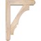 Ekena Millwork Balboa Craftsman Smooth Bracket w/ Offset Brace, Douglas Fir, 5 1/2"W x 22"D x 30"H BKT0604X22X30BOA04SDF - alternate 2
